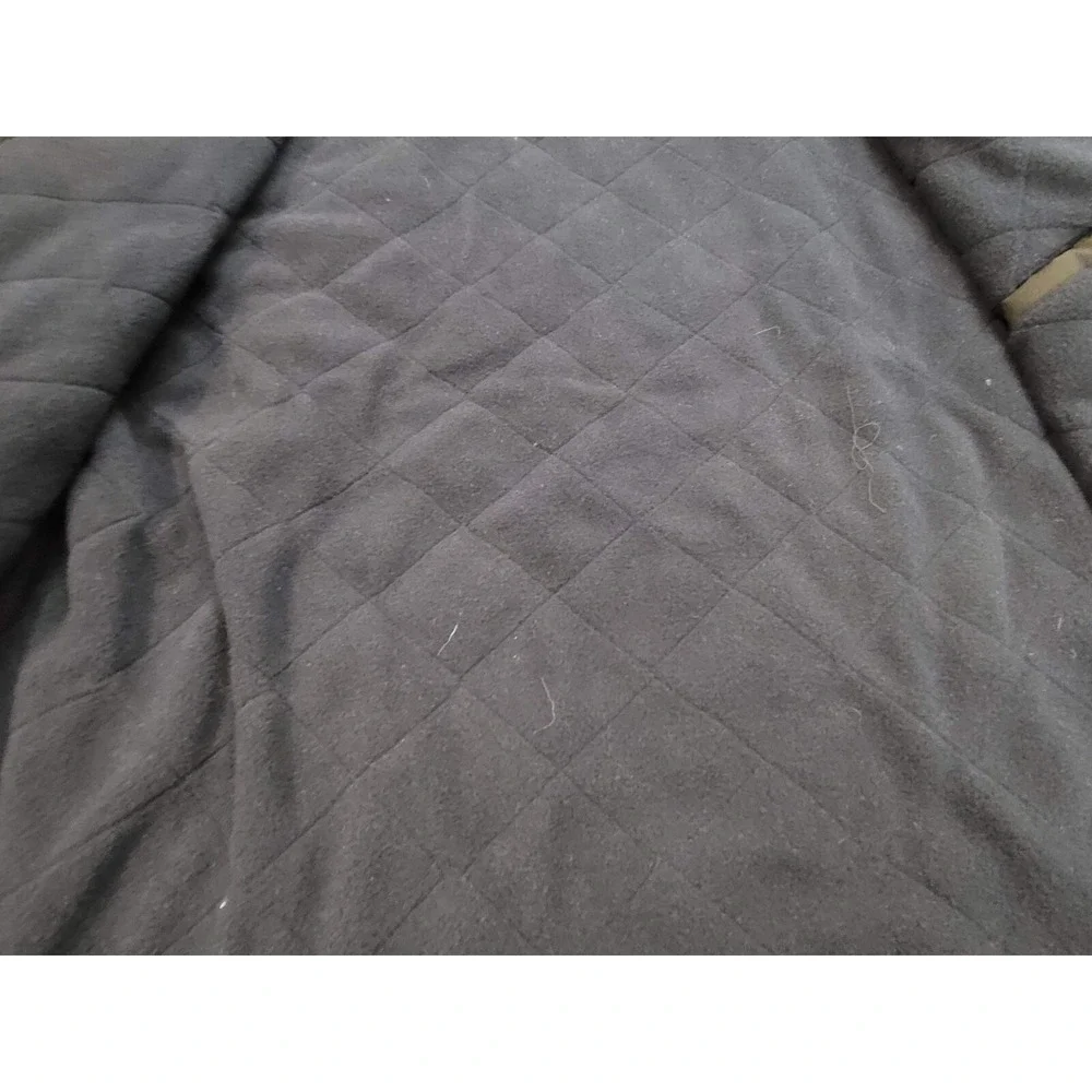 Polo Ralph Lauren Jacket Mens 2XL Black Full Zip Quilted Fleece Lined Casual XXL